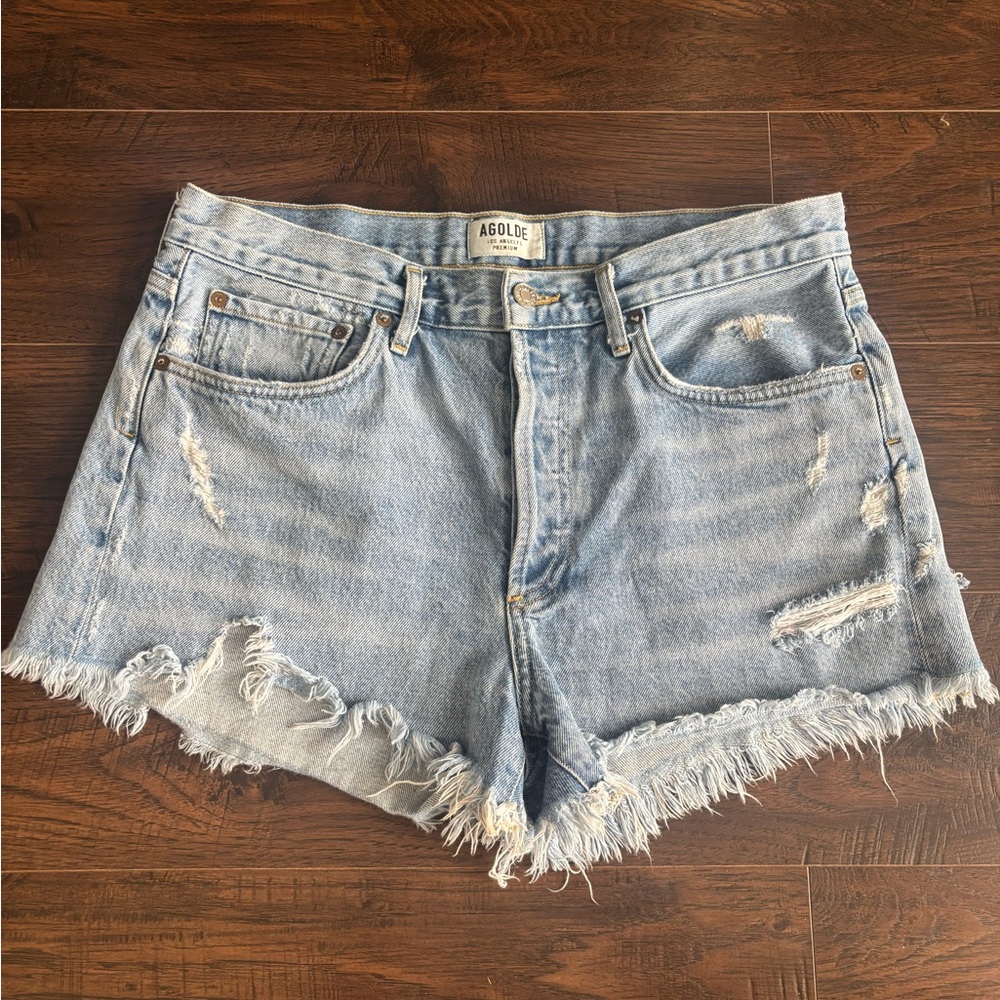 Agolde Parker denim shorts size 29
